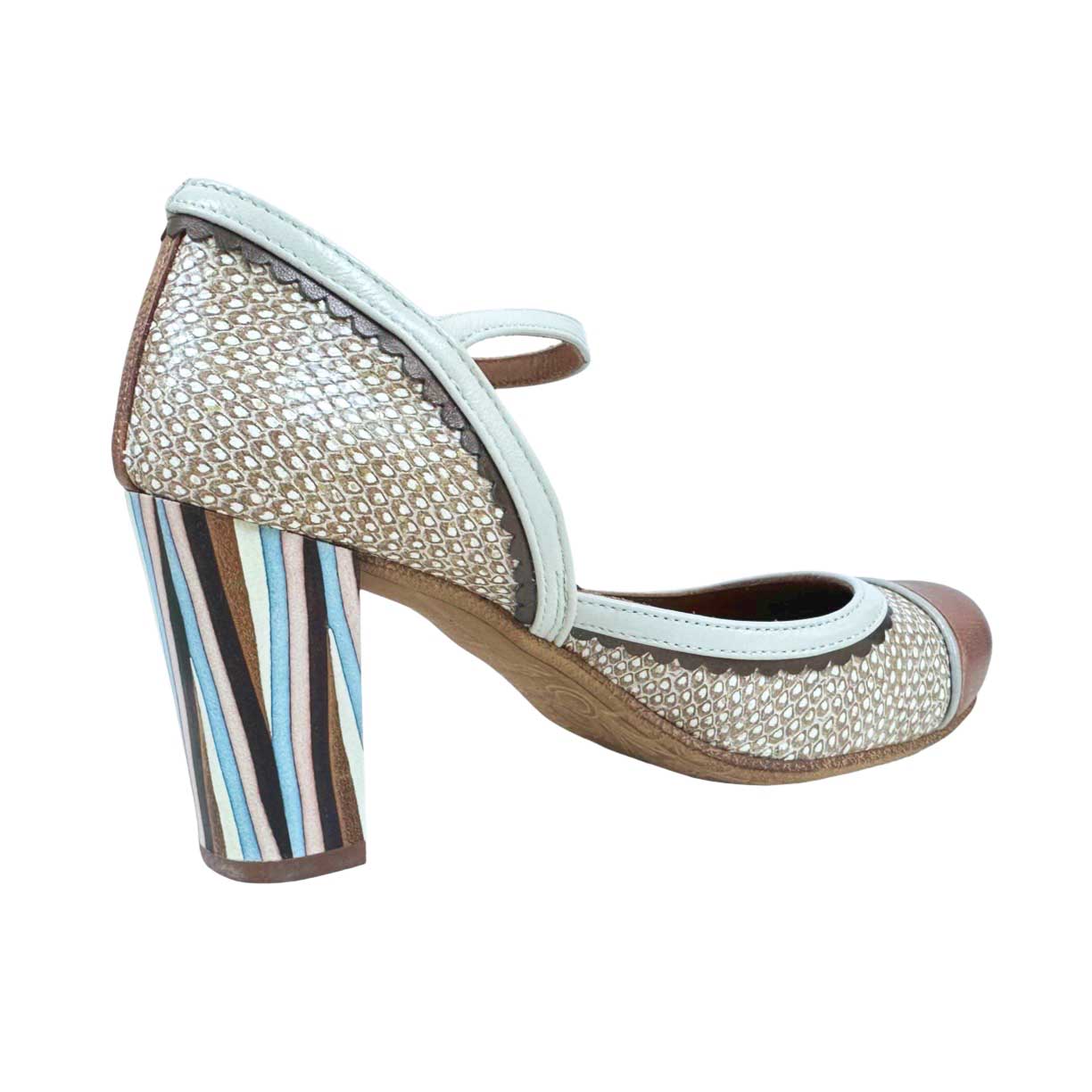 Zapato mujer de tacón. color Nude. Niza. LOBE Spain 02